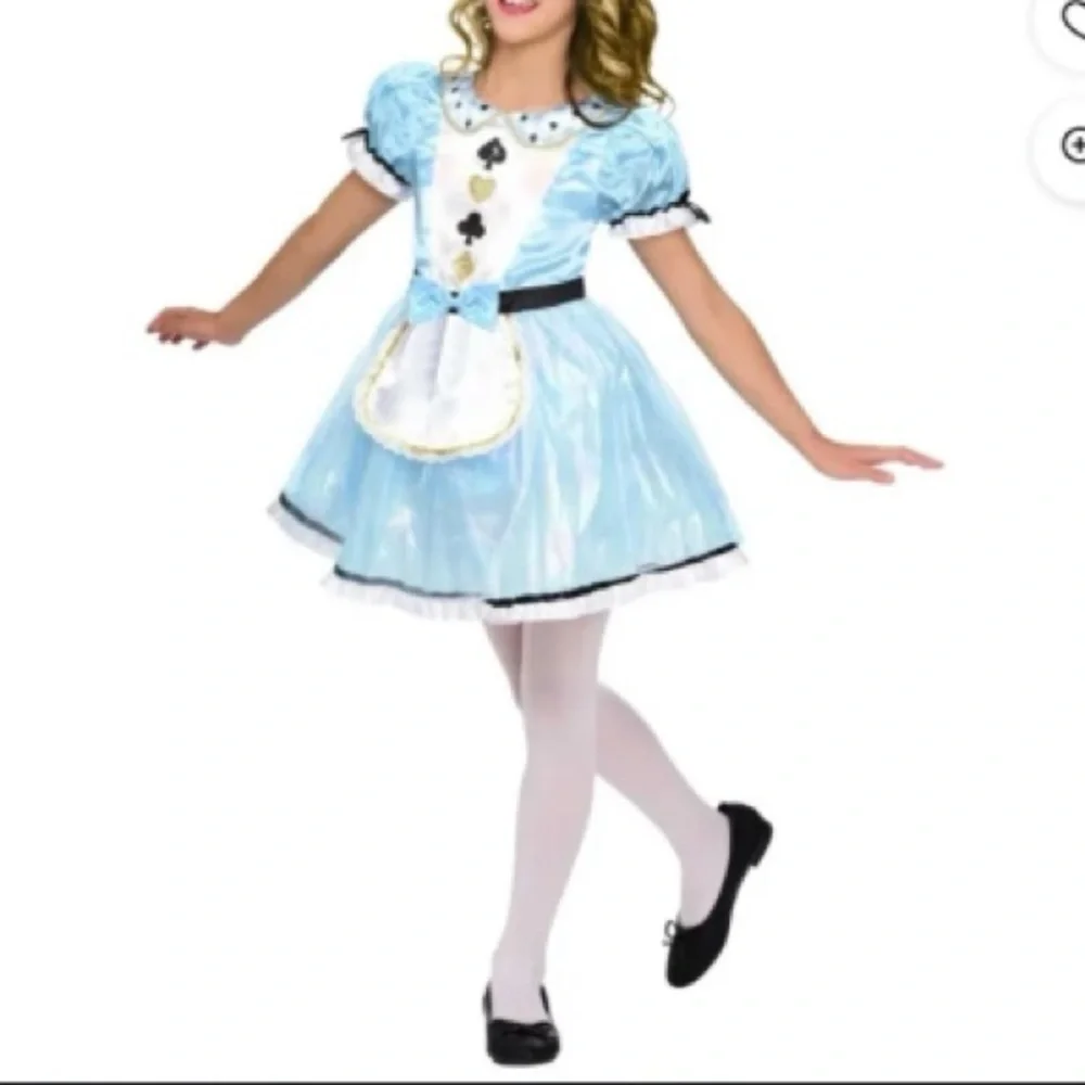 Girl's Miss Alice Storybook Halloween Costume Dress | S 6X